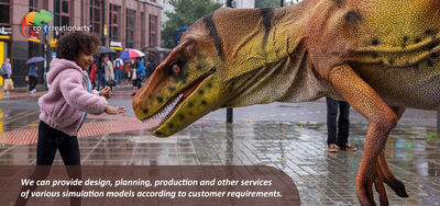 Calidad Dinosaurio animatrónico realista fábrica