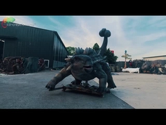 Modelo realista For Amusement Park del dinosaurio del Ankylosaurus Animatronic de tamaño natural de los dinosaurios del parque temático