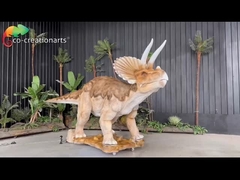 Control de inducción realista Dinosaurios animatrónicos Triceratops animatrónicos para ataque
