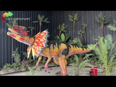 Sonido realista Movimientos reales Dinosaurio Dilophosaurus de alto nivel para exhibición