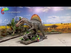 Animatrónicos Dinosaurios Simulación Escenas de caza de Spinosaurus Para la decoración del parque temático