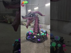 Prueba Animatronic ardiente occidental del sol de los dragones