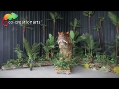 Control Animatronic del mundo jurásico de tamaño natural T Rex Head Dinosaur Infrared Sensor