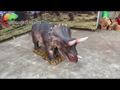 Dinosaurio Animatronic de tamaño natural del Triceratops Animatronic impermeable para el parque de atracciones