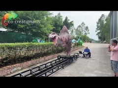 Animatrónico Spinosaurus Dinosaurios simulados con pista de 15 metros para atracción del parque temático