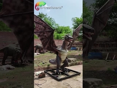 Vida Animatronic gigante de impermeabilización de los dragones como el dragón 110/220V