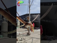 Dinosaurios Animatronic jurásicos del parque de atracciones de Pterosaur de la prenda impermeable 1,2 metros