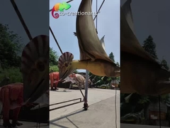 Impermeabilización Animatronic de tamaño natural de Pterosaur de los dinosaurios de la exposición al aire libre