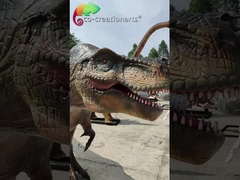 5M T Rex Jurassic Park Animatronic Theme Park Dinosaurs Sonido Correspondiente