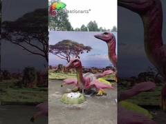 dinosaurio animatrónico realista
