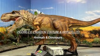 T Rex animatrónico ultra realista para parques temáticos