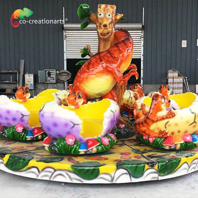 Decoración de tiendas Simulación de dinosaurios Taza giratoria Para niños y adultos
