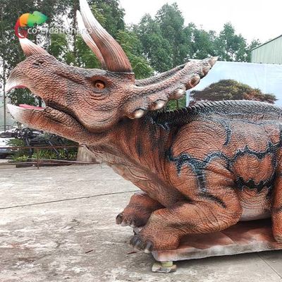 Modelo de Triceratops Animatrónico para la decoración de parques temáticos