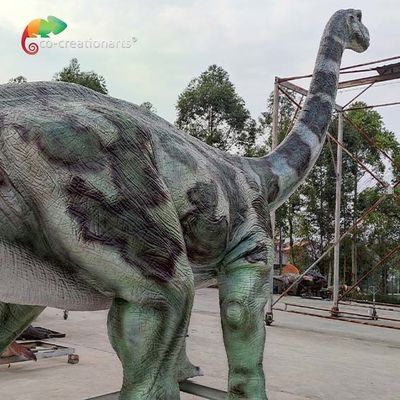 Modelo realista For Jurassic del dinosaurio Animatronic del tamaño del parque temático el 12M Animatronic Brontosaurus Life