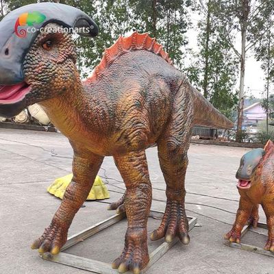 Modelo realista For Amusement Park del dinosaurio de Parasaurolophus del dinosaurio Animatronic de tamaño natural del parque temático