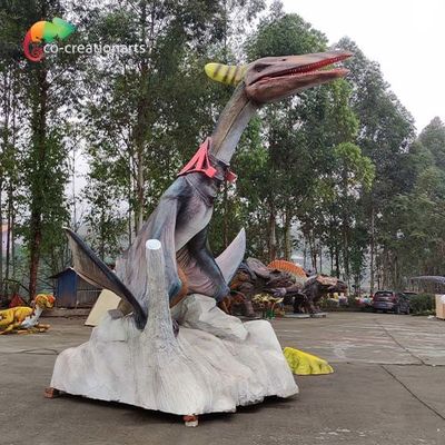 Modelo de tamaño natural realista de Animatronic Dinosaur Pterosauria del modelo del dinosaurio del equipo del parque temático