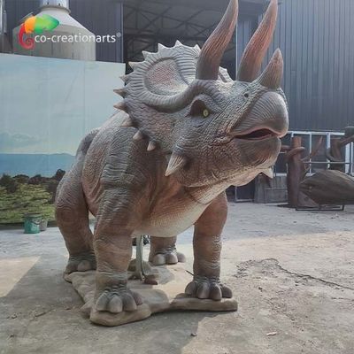 comprar Dinosaurio Animatronic de tamaño natural realista Trceratops jurásico para el parque de atracciones online manufacture