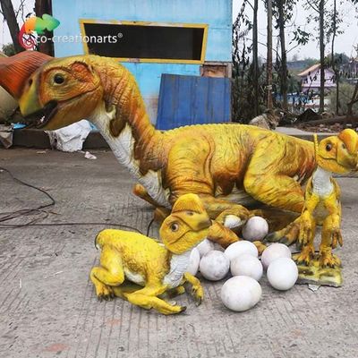 Parque de diversiones tamaño de vida Dinosaurio robótico Animatrónico Oviraptor