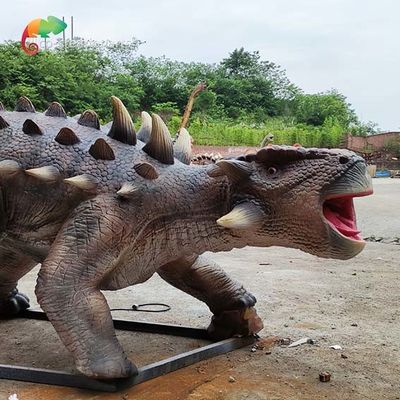 comprar Ankylosaurus Animatronic de tamaño natural del dinosaurio Animatronic realista del parque temático online manufacture