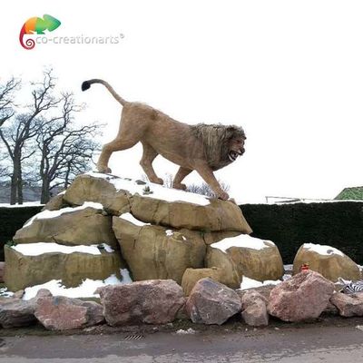 Parque artificial 110V 220V del parque zoológico de Safari Realistic Animatronic Lion For de los animales