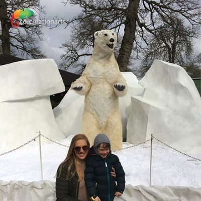 Animales Animatronic retardatarios del oso polar del agua
