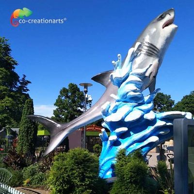Acuario Animales Animatrónicos Realistas Ola de tiburón Modelo realista para la Exposición del Mundo del Mar