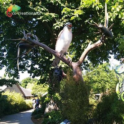 El jardín del ISO adorna animales realistas de mirada Animatronic realistas del pájaro