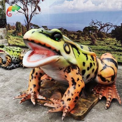 comprar Rana de tamaño natural de los animales Animatronic realistas de la decoración del paisaje hermética online manufacture