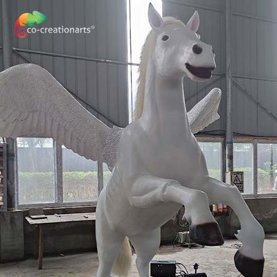 comprar Animales Animatronic realistas del parque de la diversión de Pegaso de los animales de la simulación de la prueba del tiempo del CE online manufacture