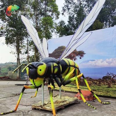 Jardín Animatronic de la simulación los 5M Wasp For Botaninal de los insectos de la resistencia a las inclemencias del tiempo
