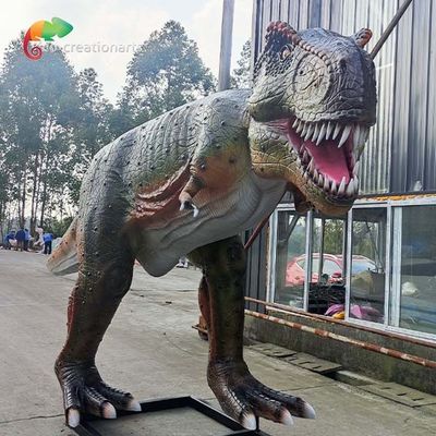 Fibra de vidrio T Animatronic Rex Theme Park Dinosaurs Customized de Sunproof