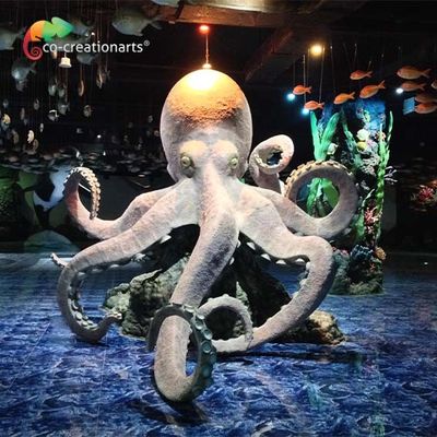 2,2 metros de estatua Animatronic grande del pulpo