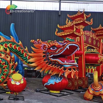 Las linternas chinas del Año Nuevo del festival tradicional 2 metros resisten a la prueba