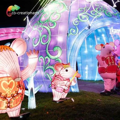 comprar Linternas chinas del festival de Ourdoor de la longitud de la luz los 2m del LED para la demostración de la Navidad online manufacture