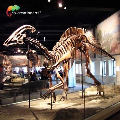 comprar Esqueleto jurásico de impermeabilización de Parasaurolophus de la reproducción del mundo 15 metros de longitud online manufacture