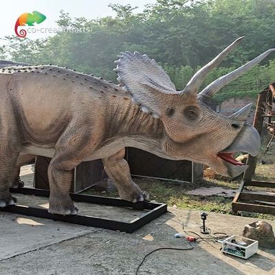 comprar dinosaurio al aire libre de los 7M Dino Animatronic Realistic Tricratops Large con movimiento de la cola online manufacture