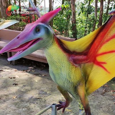 Equipo Animatronic del patio de Pterosaur del dinosaurio realista del ISO 110VAC
