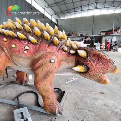comprar los 6m Sunproof Animatronic de tamaño natural que enciende el modelo For Outdoor Exhibition del dinosaurio del Ankylosaurus online manufacture