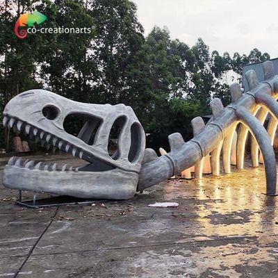 Callejón esquelético del dinosaurio Animatronic del ISO