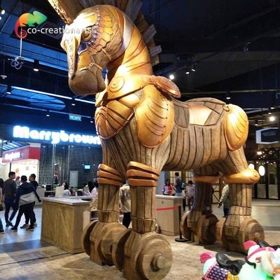 Un buen precio. Parque temático Modelo de troyanos de animacion hecha a medida en línea