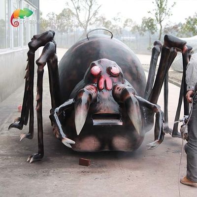Araña Animatronic gigante personalizada del parque de atracciones del arreglo para requisitos particulares