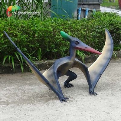 comprar Exposición de museo Fibra de vidrio Animatrónica Resina de dinosaurio Quetzalcoatlus Modelo online manufacture
