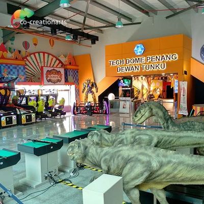 comprar Equipo Animatronic realista del dinosaurio que tira al parque de atracciones online manufacture