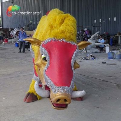 comprar Animatronics amarillo del traje del jabalí de Snowproof para dos adultos online manufacture