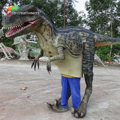 comprar Longitud real del traje los 4.5m del dinosaurio del traje Animatronic del rapaz de la luz del LED online manufacture
