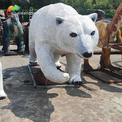 comprar Oso polar de los animales al aire libre de la fibra de vidrio de Sunproof online manufacture