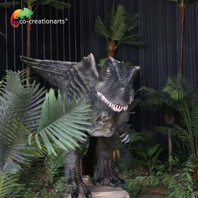 Marioneta Animatronic del dinosaurio de ZTE con el sótano de la pista para el parque de atracciones
