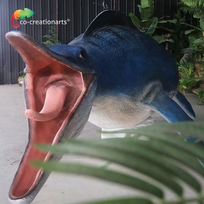 comprar Estatuas hechas a mano de la fibra de vidrio de Mosasaur para la exposición al aire libre online manufacture