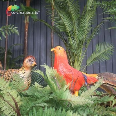comprar Los animales Animatronic realistas del movimiento modificaron el faisán de oro del tamaño para requisitos particulares online manufacture
