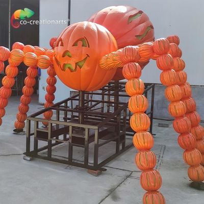 comprar Araña Animatronic de la calabaza de Halloween de la fibra de vidrio adaptable para el festival de Halloween online manufacture